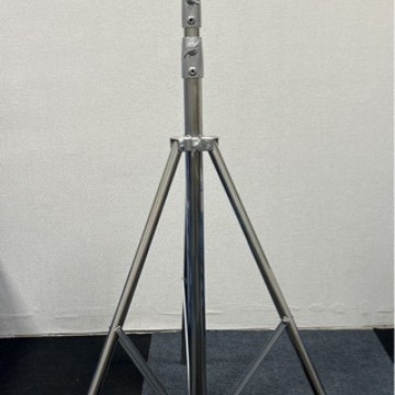 Stalak za rasvjetu od nehrđajućeg čelika, teški, za fotografiju, 3 odjeljka, nosivost 10 kg, težina 2,2 kg