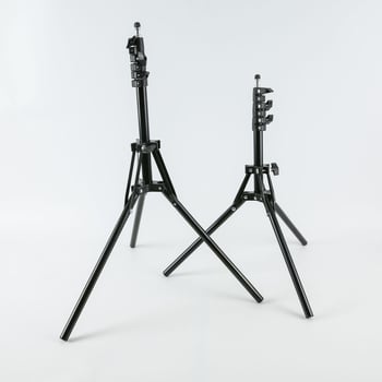Stativ de iluminare pentru cameră, pliere inversă, 4 secțiuni, construcție metal+PP, sarcină 3 kg, diametre tuburi 25/22/19/16 mm