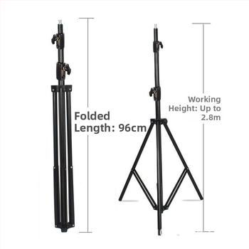 Stativ panoramic pentru fotografiere, din aliaj de aluminiu, capacitate de încărcare 8 kg, 3 secțiuni, extensibil și întărit, cu arc