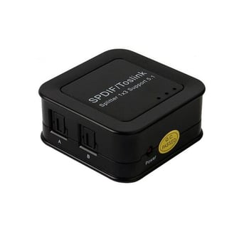 RB25 SPDIF/TosLink optikai digitális audió osztó 1x3