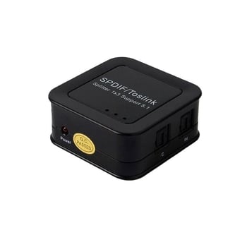 RB25 SPDIF/TosLink optikai digitális audió osztó 1x3