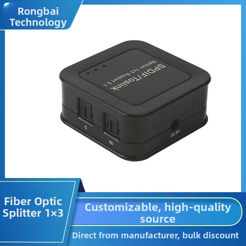 SPDIF/TosLink digitalni optički audio razvodnik 1 ulaz 3 izlaza