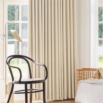 Cortine din Chenille Jacquard, blackout cu umbrire 71-90%, stil modern simplu, pentru living și dormitor