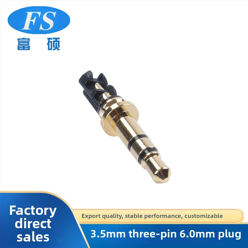 3,5 mm Audio/Vídeo konektor pre koncový Hi-Fi panel (Značka: Fu Shuo; Prevádzková teplota: 20–100°C; SGS certifikácia; Typ konektora: Audio/Vídeo)