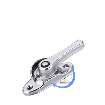 Ablakzár alumíniumötvözetből, félhold alakú kampóval, univerzális csúszóajtókhoz