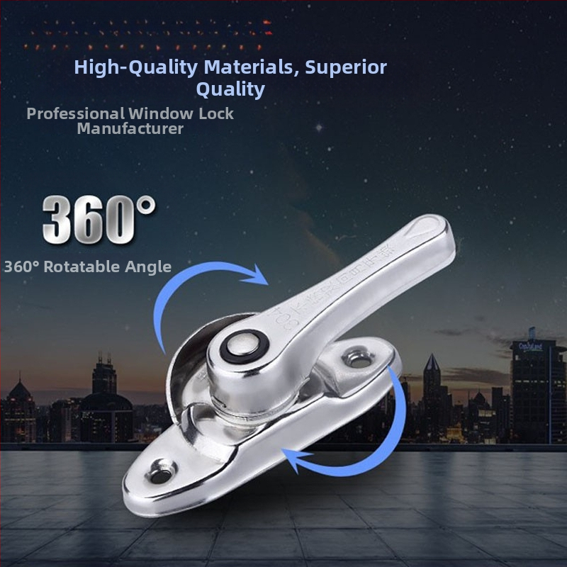 Hliníkový zámok okna s polmesiacovým hákom pre univerzálne posuvné dvere