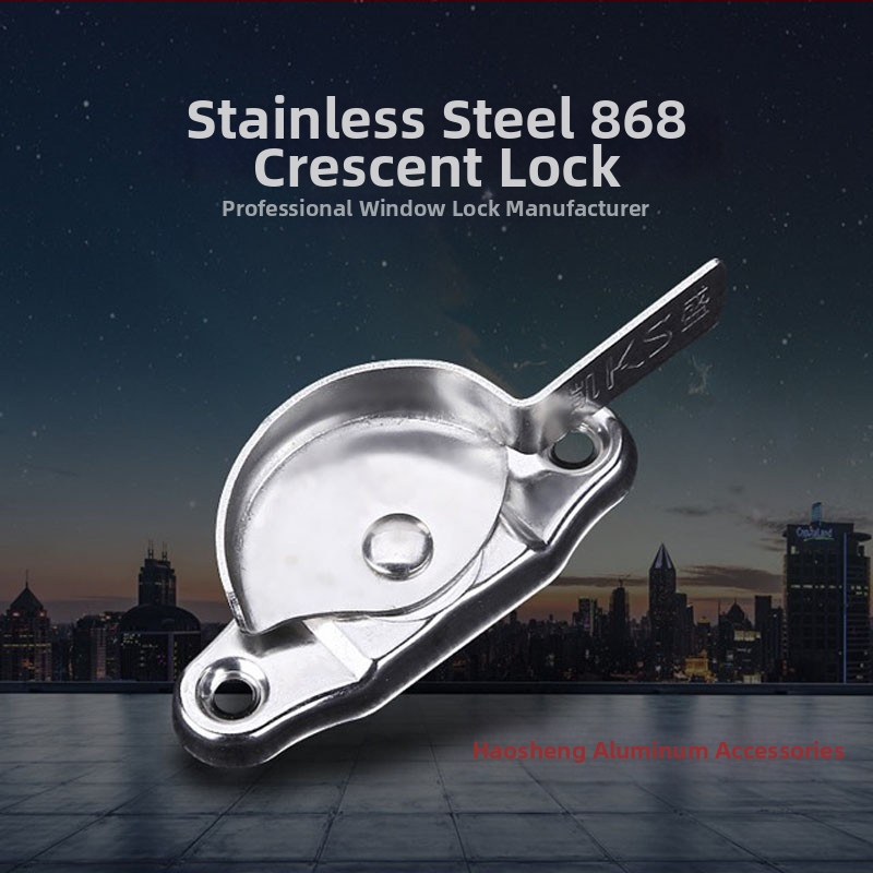 Hliníkový zámok okna s polmesiacovým hákom pre univerzálne posuvné dvere
