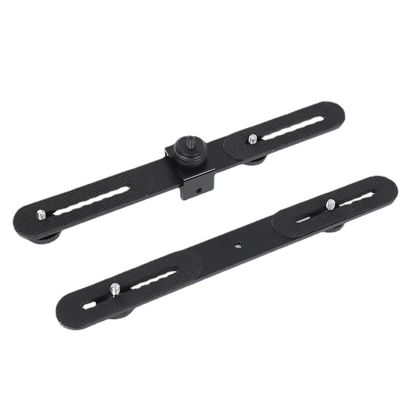 Suport pentru mai multe camere cu trepied pentru bliț, placă pan-tilt și raft pentru iluminare, Echipament fotografic Hongyi, personalizare disponibilă