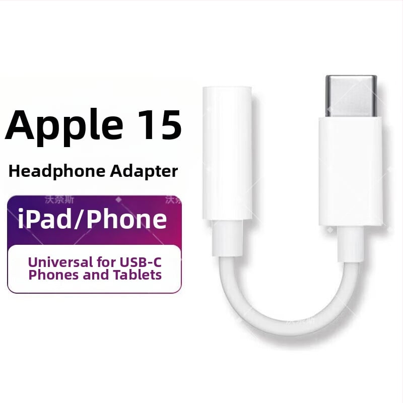 Αντάπτορας USB-C σε 3,5 mm ακουστικά για iPhone 15
