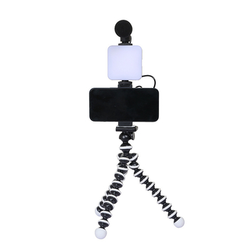 Lumină de umplere mini pentru streaming live – AY-49 Beauty Leg Set, baterie încorporată, 2W, 3.7V, temperatură de culoare reglabilă 2500K–9900K
