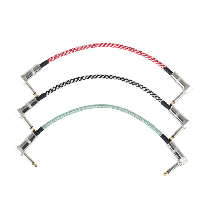 Cablu de instrument împletit de 6,35 mm pentru chitară electrică și bas, cu reducere a zgomotului (Model 040)