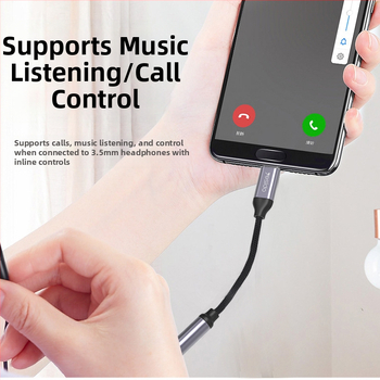 Yesido YAU19 Type-C Ακουστικός προσαρμογέας 3,5 mm για Android