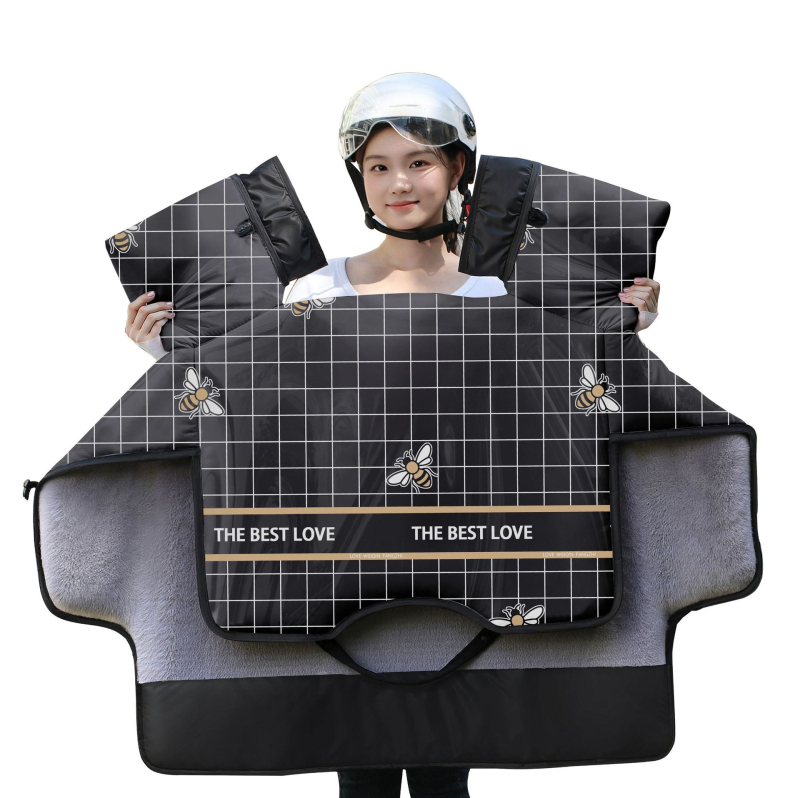 Xintengbo αδιάβροχο κάλυμμα παρμπρίζ PVC για ηλεκτρικά οχήματα — ενιαίος σχεδιασμός, χειμερινή έκδοση, συμβατό με τρίκυκλα και ηλεκτρικά οχήματα