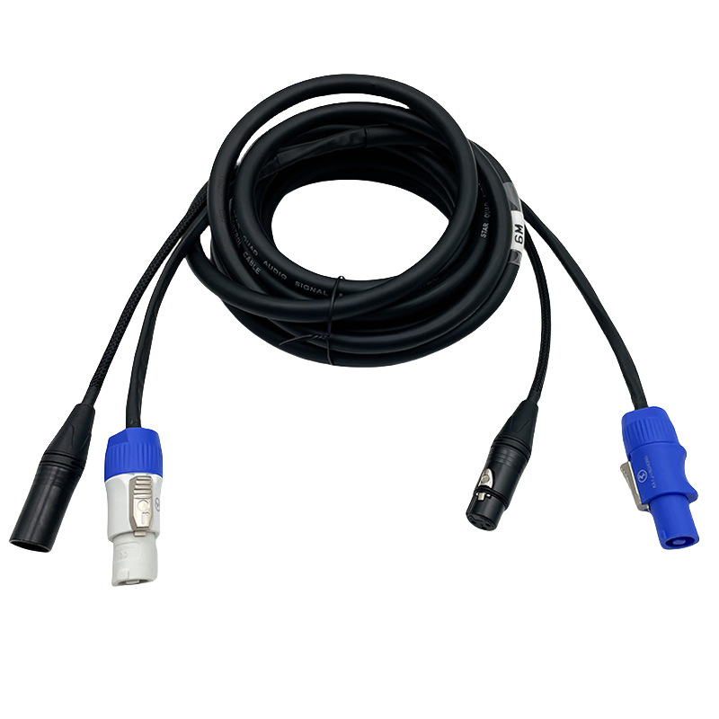 Καλώδιο DMX512 σήματος και τροφοδοσίας για ενεργά ηχεία, σύνδεση φωτισμού σκηνής, ελαστικό περίβλημα PVC, RoHS συμβατό