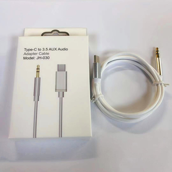 Καλώδιο μετατροπής Type-C σε 3,5 mm ψηφιακού ήχου, πλεκτό, συμβατό με Apple Type-C, μοντέλο 121