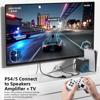 4K HDMI audio splitter sa SPDIF-om i 3,5 mm digitalnim optičkim zvukom, visoka razlučivost, kompatibilan s Nintendo Switch, PS4 i PS5
