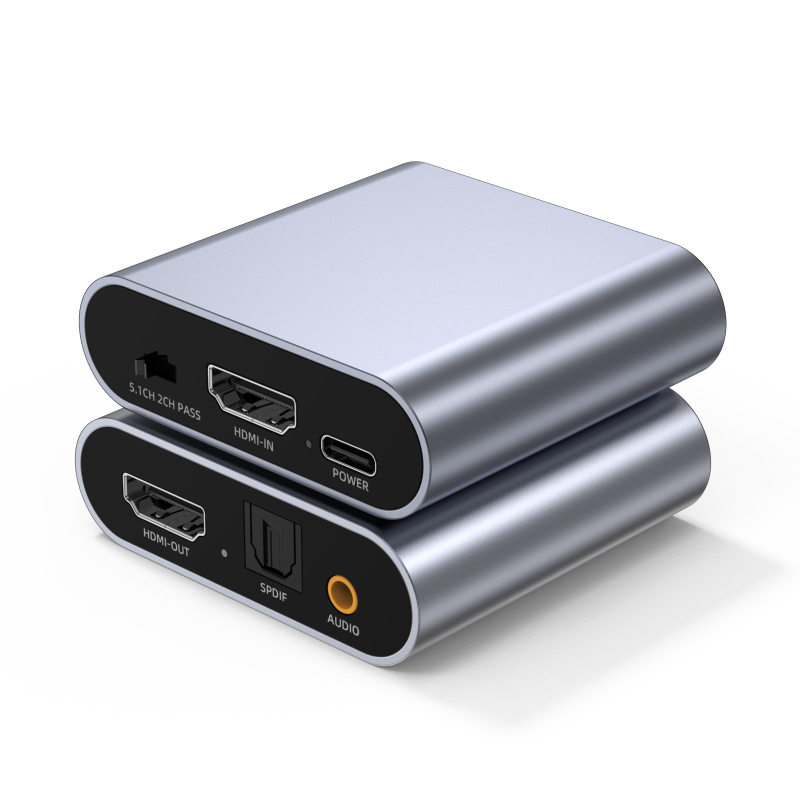 4K HDMI audio splitter sa SPDIF-om i 3,5 mm digitalnim optičkim zvukom, visoka razlučivost, kompatibilan s Nintendo Switch, PS4 i PS5