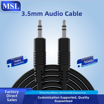 Msl auto AUX audio kabel, 3,5 mm muški–muški, niklirano, jezgra od bakra bez kisika