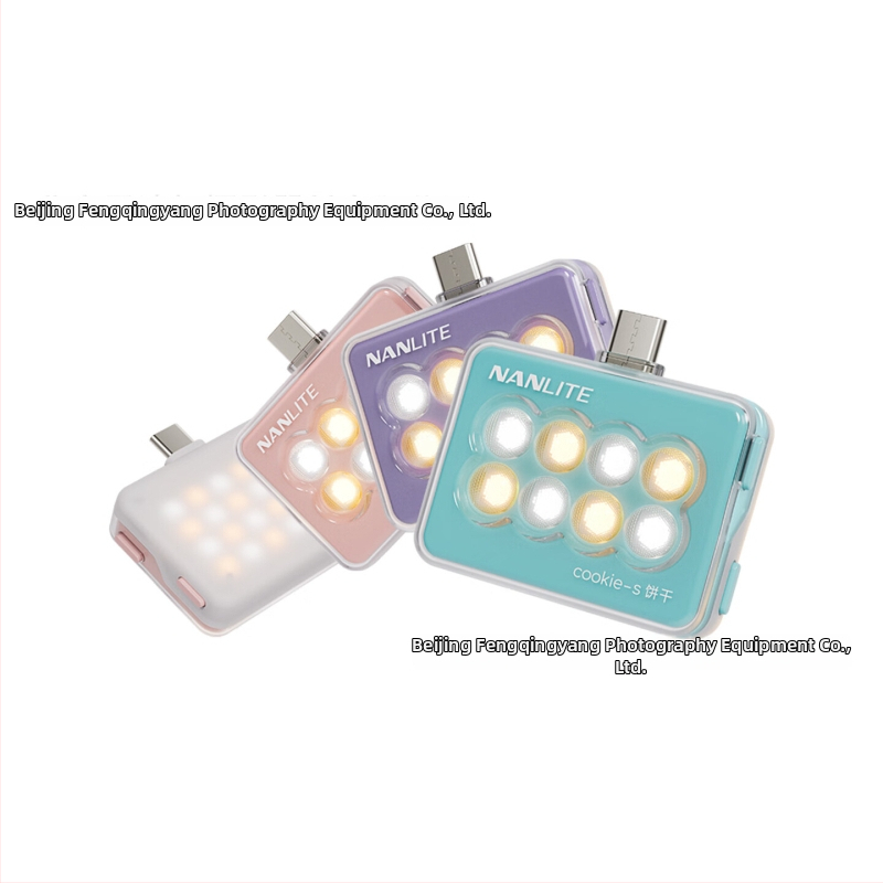 Lumină LED pentru smartphone, alimentare Type-C, cap COB, reglaj luminozității, sursă de alimentare autonomă