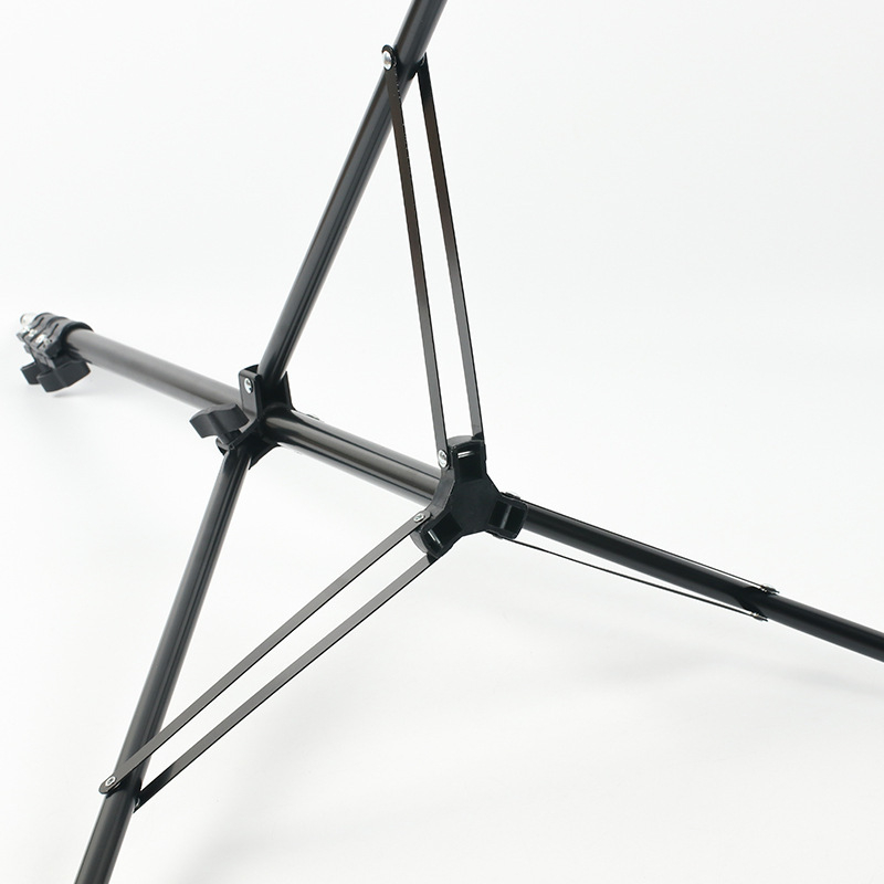 Stativ pentru telefon mobil pentru streaming live, țeavă metalică/ABS, diametrul 25/22/19 mm, 2 segmente, înălțime maximă 2 m