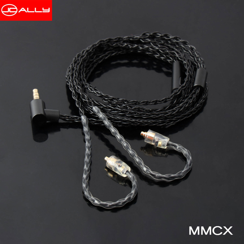 JC08S Kabel za nadogradnju slušalica od bezoksidnog bakra s mikrofonom – Hi‑Fi gaming kabel za slušalice