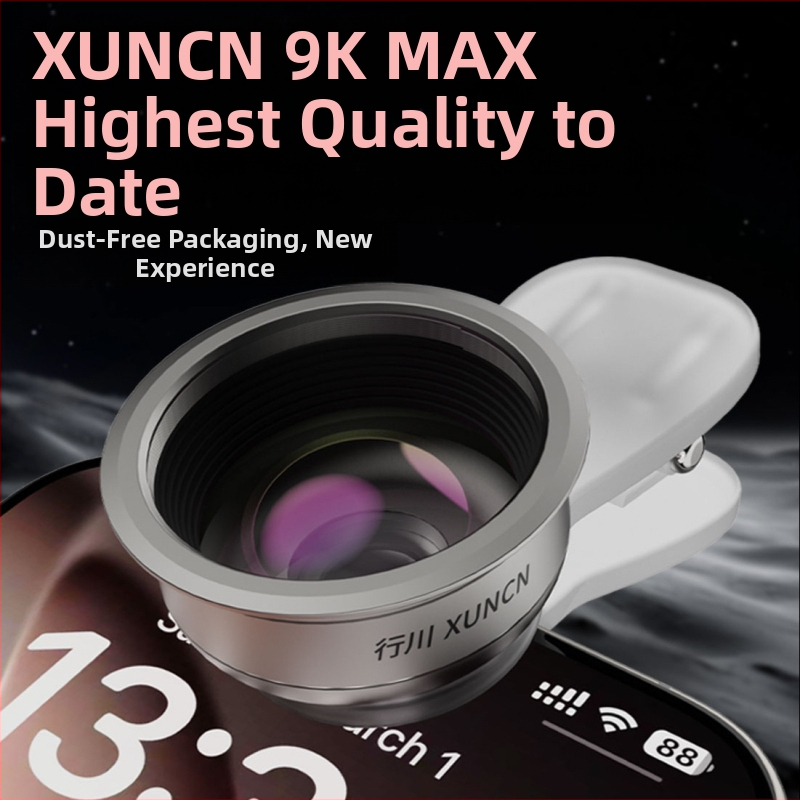 Xingchuan 9K širokouhlý objektív pre mobilný telefón – dvojitý objektív pre živé vysielanie a makro