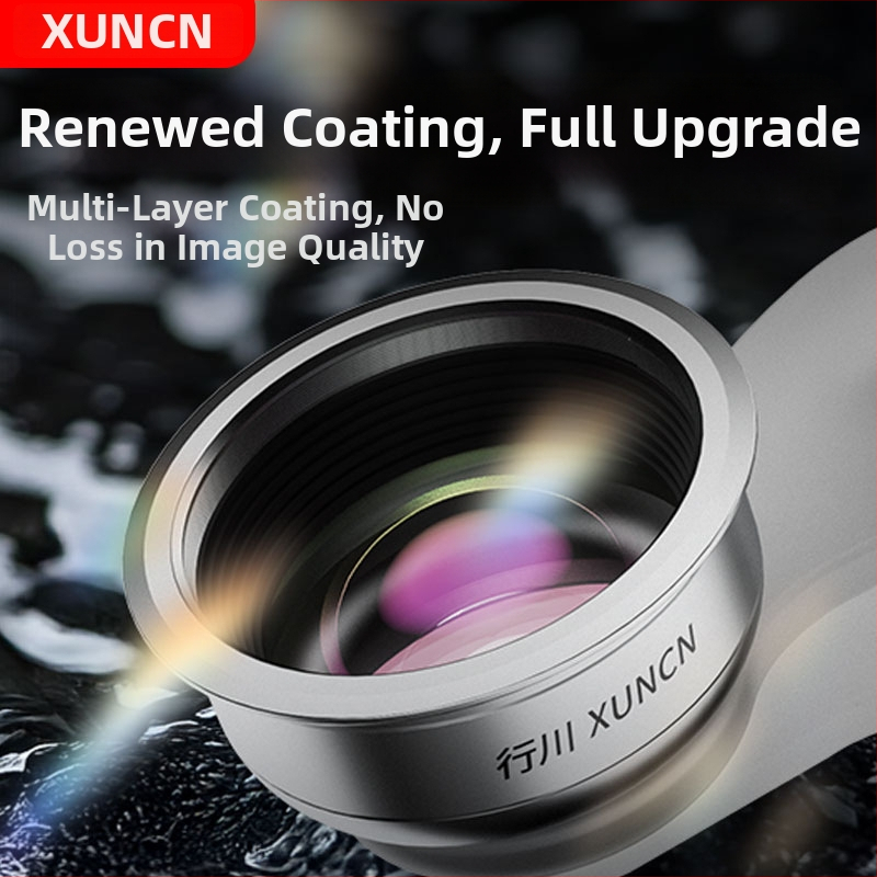 Xingchuan 9K širokouhlý objektív pre mobilný telefón – dvojitý objektív pre živé vysielanie a makro