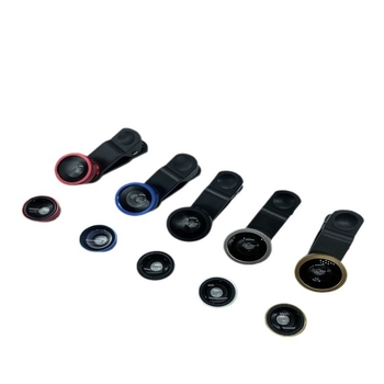 3-u-1 makro fisheye objektiv za pametne telefone, akrilni širokokutni dodatak, univerzalna kompatibilnost