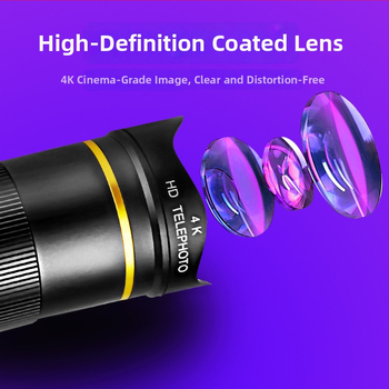 Lentilă teleobiectiv pentru telefon mobil, 32×28, HD pentru fotografiere la distanță la concerte