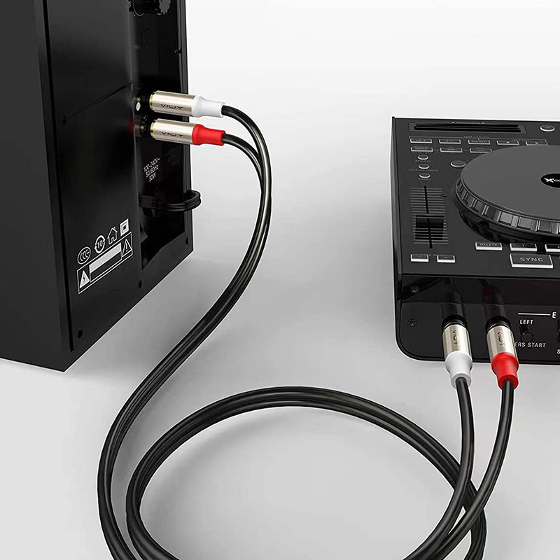 YHT Audio kabel 2x RCA na 2x 6,35 mm za efekte, mikser i pojačalo
