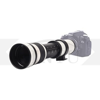 Lentilă teleobiectiv zoom cu focalizare manuală 420-800mm, montură Canon, filtru 67mm, diafragmă maximă f/8.3, distanță minimă de focalizare 1.5m