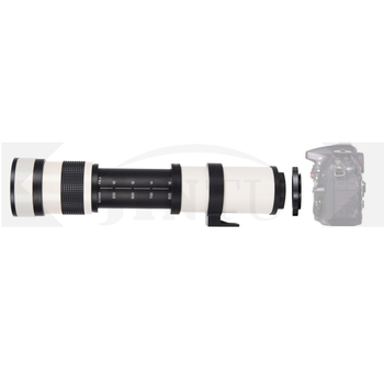Lentilă teleobiectiv zoom cu focalizare manuală 420-800mm, montură Canon, filtru 67mm, diafragmă maximă f/8.3, distanță minimă de focalizare 1.5m