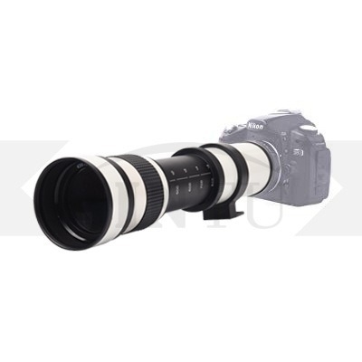 Lentilă teleobiectiv zoom cu focalizare manuală 420-800mm, montură Canon, filtru 67mm, diafragmă maximă f/8.3, distanță minimă de focalizare 1.5m