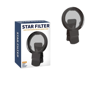 DM-08 Filtru de lentilă Stea pentru telefonul mobil — Fotografiere pe timp de noapte, diametru 52 mm, lungime 8,5, greutate 30 g
