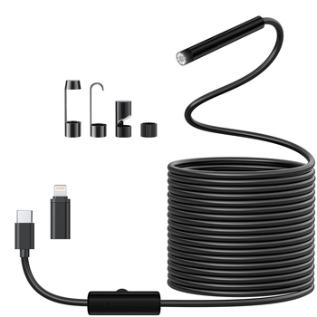 Endoskopska kamera za mehaničke dijelove, 70° kut gledanja, IP67 vodootporan, radna dužina 100 cm, 1920x1440 piksela, LED osvjetljenje