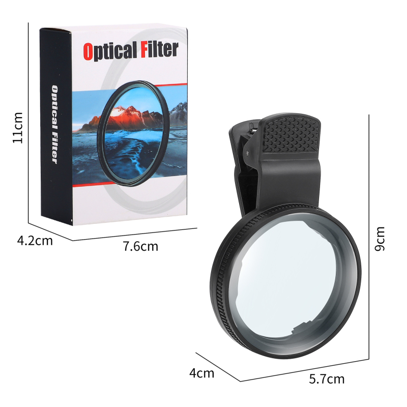 Sx Polarizator za objektiv telefona CPL prilagodljivi filter, univerzalna kompatibilnost