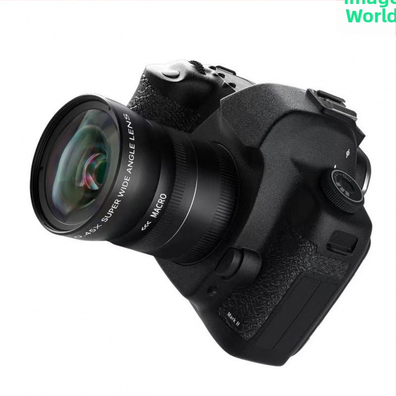 Širokouhlý makro objektív pre DSLR s univerzálnym uchytením, ohnisková vzdialenosť 120 mm, zväčšenie 0,45x, filter 58 mm, 2 prvky v 2 skupinách, najbližšie ostrosti 58 mm