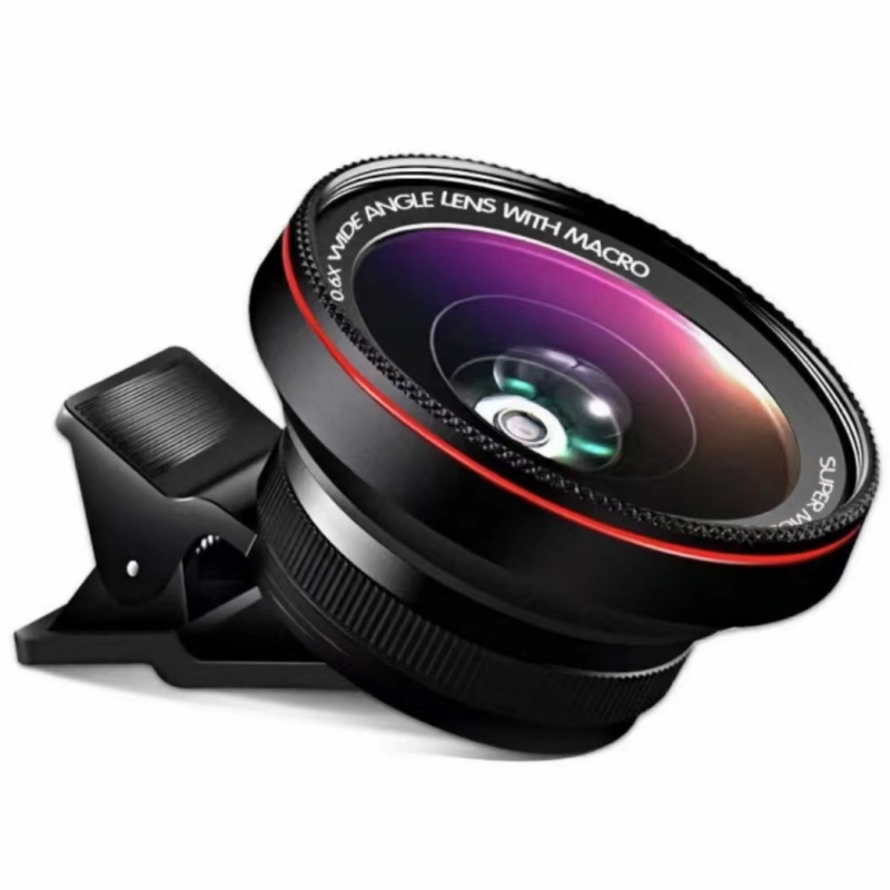 0.6x širokokutni akrilni dvostruki objektiv za mobitel, univerzalna kompatibilnost