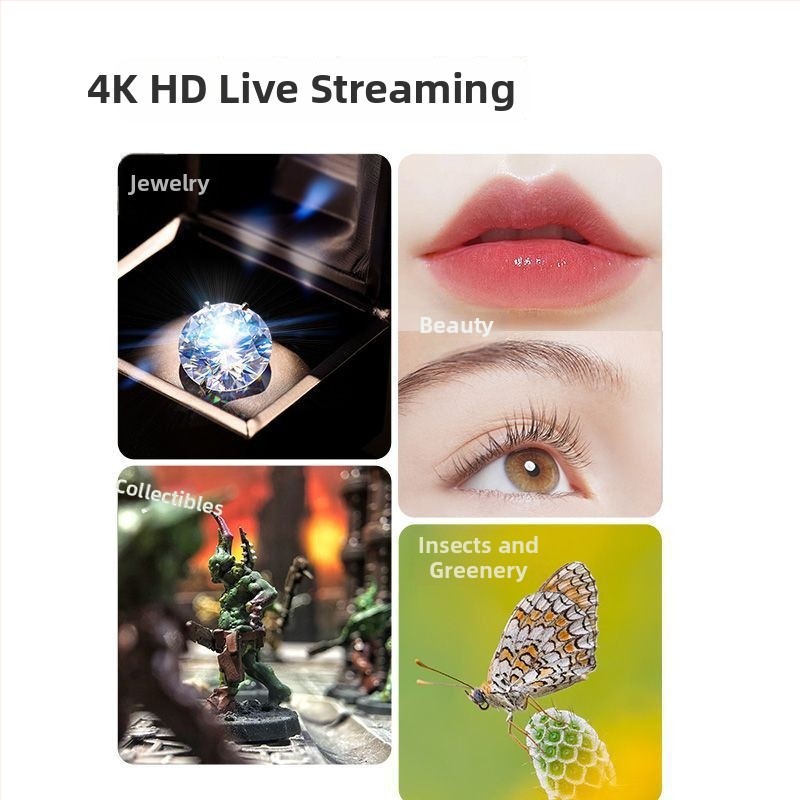 Vonkajšia makro šošovka pre mobilný telefón, HD blízke snímky – pre manikúru, riasy a detaily šperkov | Značka: Motor microsen