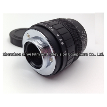 FS-LM3517 35mm F1.7 priemyselný objektív pre bezzrkadlovo kamery, kovové telo, štandardný pevný zaostrenie, minimálna zaostrovacia vzdialenosť 0,3 m