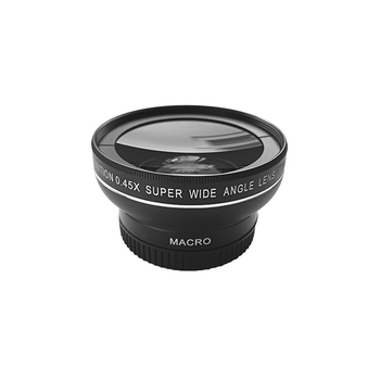 KOMERY obiectiv macro ultra-wide 0.45x52mm pentru camere fără oglindă, 2 în 1 wide și ultra-wide, distanță focală 10-20mm, filtru 52mm