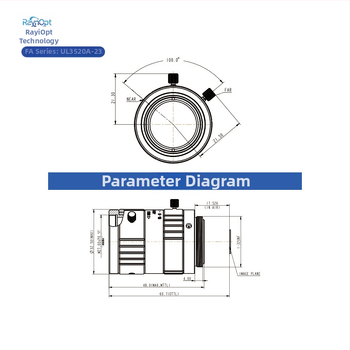 Lane UL3520A-23 priemyselná HD kamera, kompatibilná s objektívmi 2MP/3MP/5MP, bez zahrievania