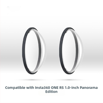 Kryt objektívu pre Insta360 ONE RS Leica panoramatický objektív (Shadow Stone) — OEM spracovanie; balenie: ochranný silikónový kryt pre zrkadlo; uvedenie na trh 2022; služba po predaji: tri balenia