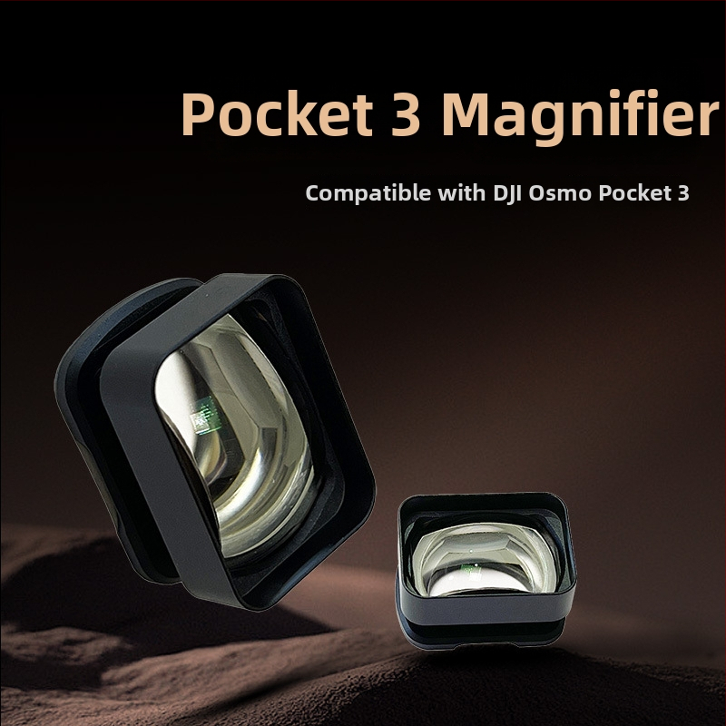 DJI Osmo Pocket 3 2x zväčšenie s rozostrením pozadia, širokouhlá makro filmová šošovka, ohnisková vzdialenosť 30 mm