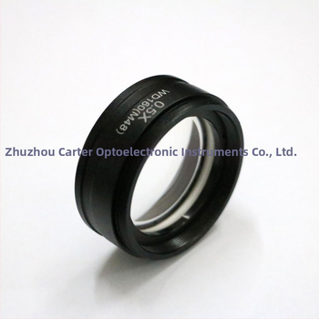 Pomocný objektív pre stereomikroskop, 0.5x zväčšenie, 10x okulár, ohnisková vzdialenosť 165 mm, kompatibilný s montážami M42/M48/M50, model: 0.5x M42/M48/M50