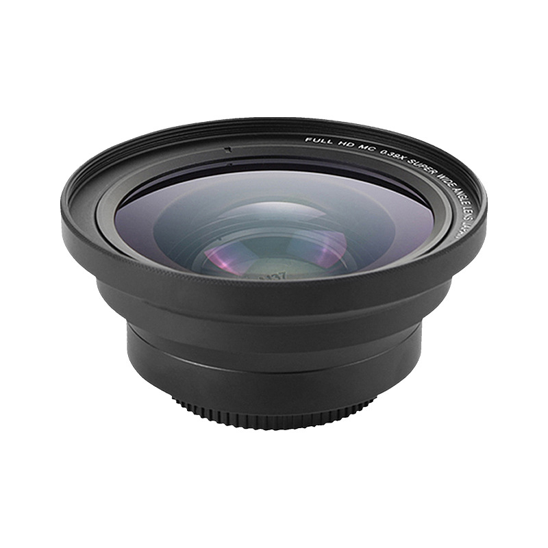 Obiectiv cu focalizare fixă, lentilă macro ultra-wide, 18 mm, unghi de cuprindere 120°, distanță minimă de focalizare 1 cm, diametru filtrului 37 mm