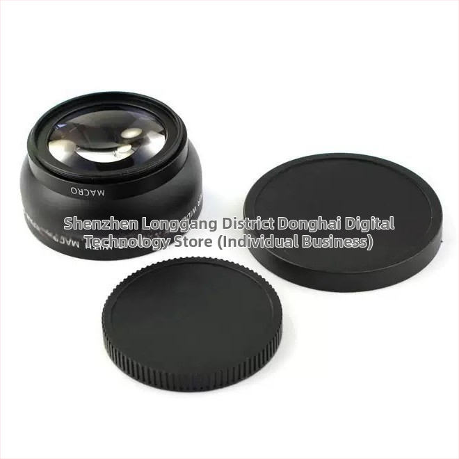 52mm 0.45x Širokouhlý makro adaptér pre reverznú spojenie objektívu - 2 diely v 2 skupinách, 58mm filter, 120 mm ohnisková vzdialenosť