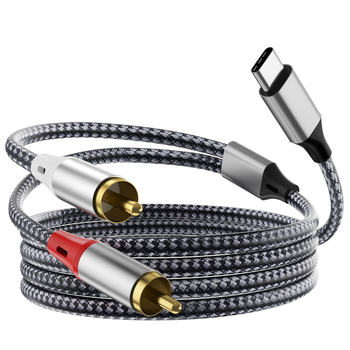 Kabel Type-C na 2RCA audio, jezgro bakra, novi stil, za digitalne uređaje