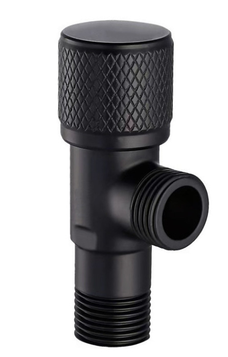 Kutni ventil s ulazom i izlazom, bakrenog materijala, ugradbeni, radni tlak 1.0, unutarnji promjer standardni, pogodan za kuhinju, WC i tuš.