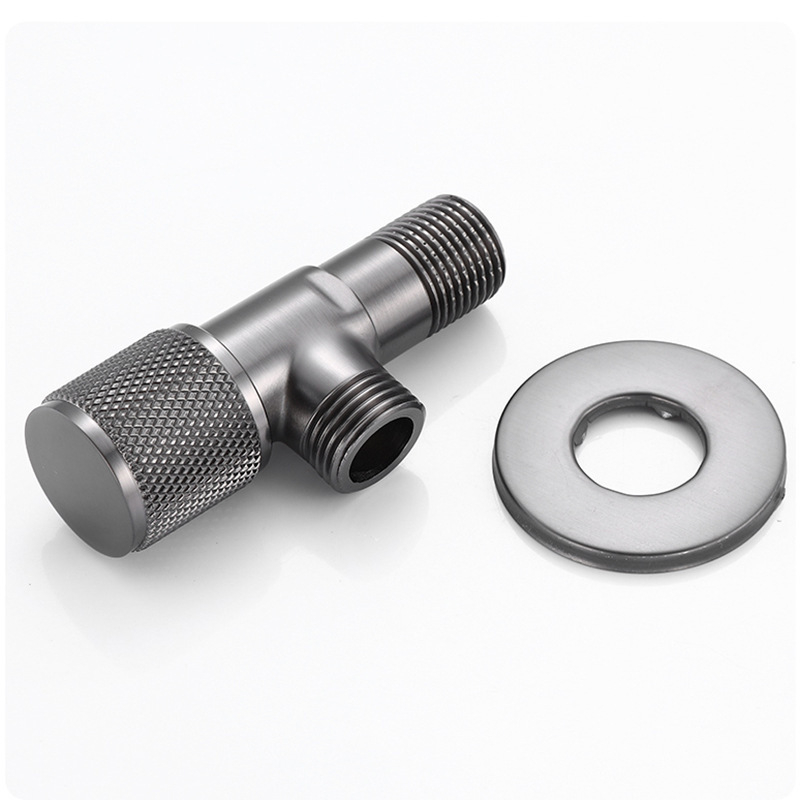 Kutni ventil s ulazom i izlazom, bakrenog materijala, ugradbeni, radni tlak 1.0, unutarnji promjer standardni, pogodan za kuhinju, WC i tuš.